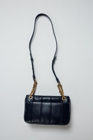 QUILTED CROSSBODY BAG - Black by Zara