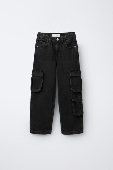 MULTI-CARGO JEANS - Black by Zara - Image 0
