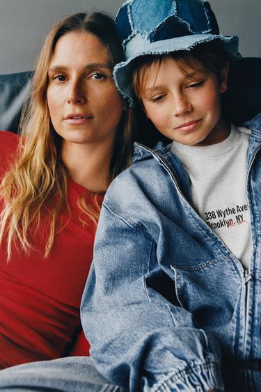 SLOGAN COMFY T-SHIRT - Ecru by Zara