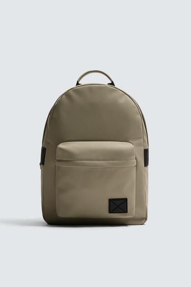 RUBBERISED BACKPACK - Grey by Zara