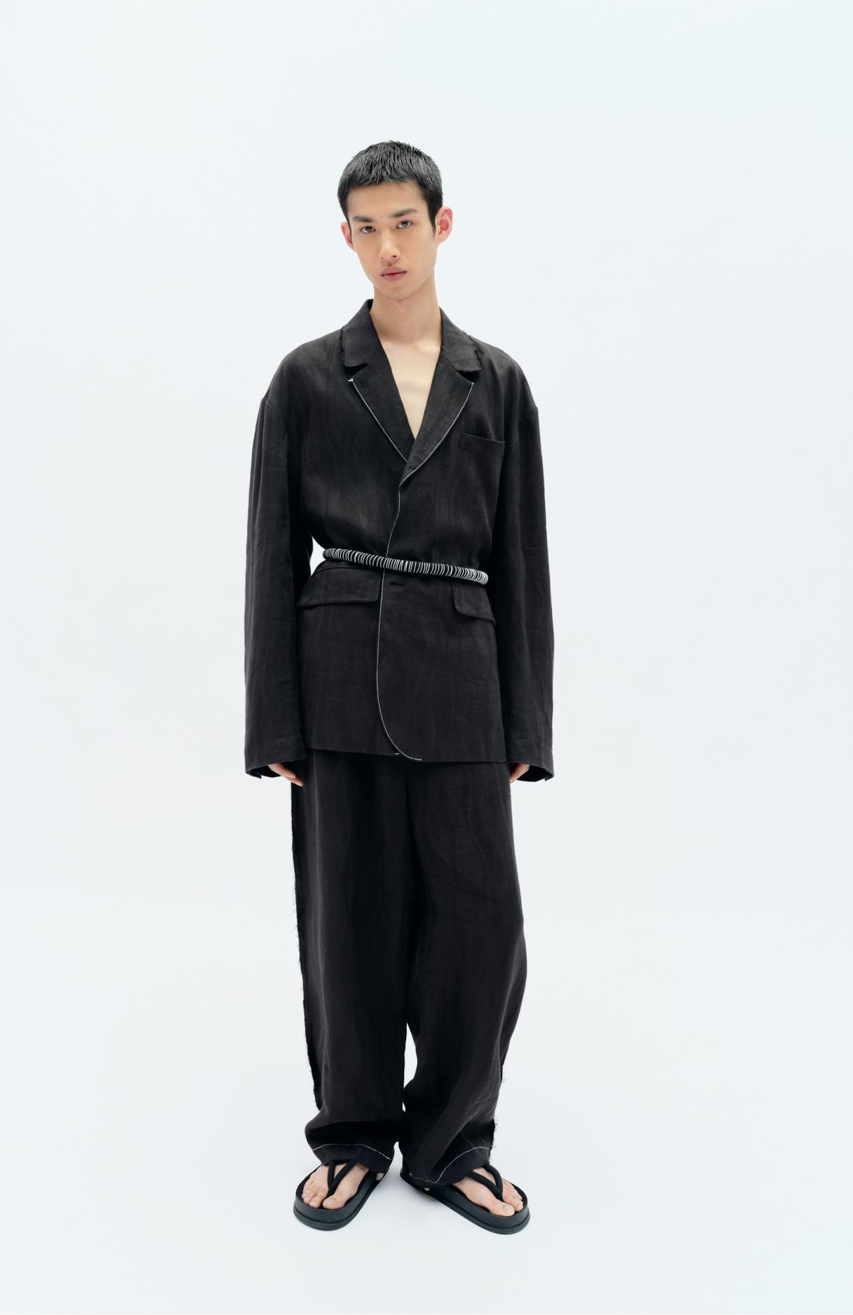 ZARA ノットギャザーセーター　FANGLU LIN ノット ギャザーセーター X FANGLU LIN - ブラック | ZARA Japan