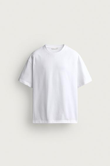 BASIC HEAVYWEIGHT T-SHIRT /03 - White by Zara