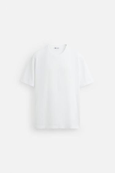 BASIC MEDIUM WEIGHT T-SHIRT - White by Zara