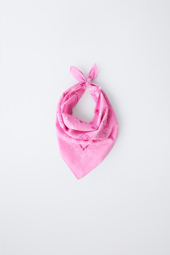PAISLEY PRINT BANDANA - Pink by Zara - Image 0