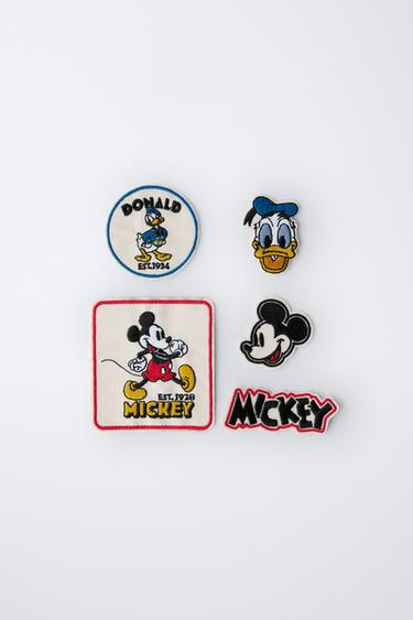 PACK OF FIVE MICKEY MOUSE AND DONALD DUCK © DISNEY PATCHES - Multicoloured by Zara - Image 0