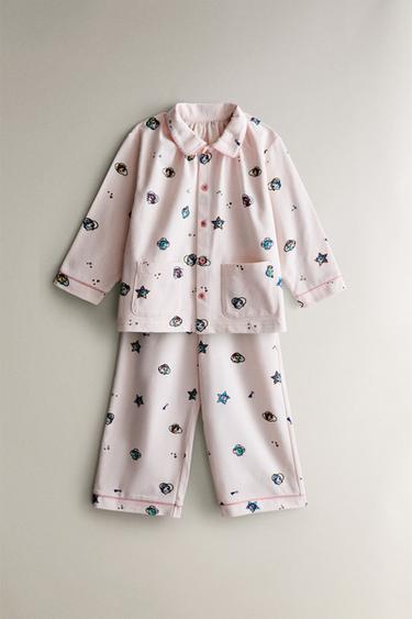 KIDS' MY LITTLE PONY© COTTON PYJAMA SET WITH SHIRT - Pink by Zara