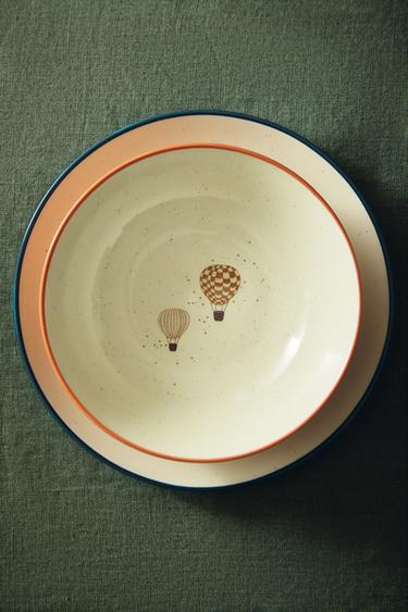 CHILDREN'S CERAMIC BALLOON BOWL - Multicoloured by Zara