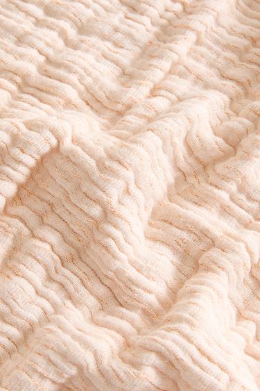 COTTON THROW - Coral by Zara