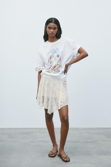 GIRLS PRINT T-SHIRT - White by Zara - Image 0
