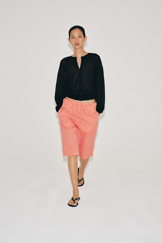 FINE KNIT CARDIGAN - Black by Zara - Image 0