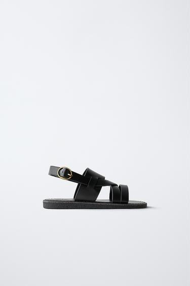 STRAPPY SANDALS - Black by Zara