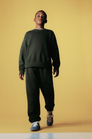 GARMENT DYE SWEATSHIRT - Green by Zara