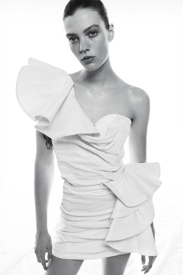 VOLUMINOUS ZW COLLECTION TOP - Oyster-white by Zara - Image 0