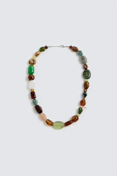 CONTRAST BEAD NECKLACE - various by Zara