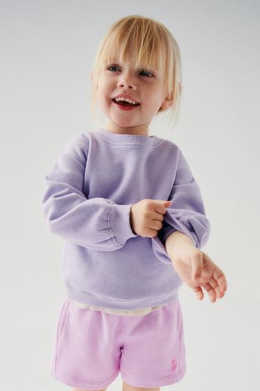 PLAIN BASIC SWEATSHIRT - Mauve by Zara - Image 0