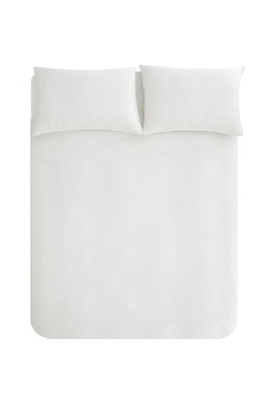 MINI WAFFLE-KNIT COTTON DUVET COVER - White by Zara