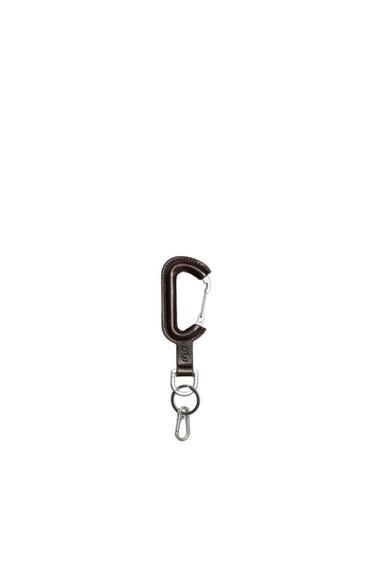 LEATHER KEY RING - Brown by Zara