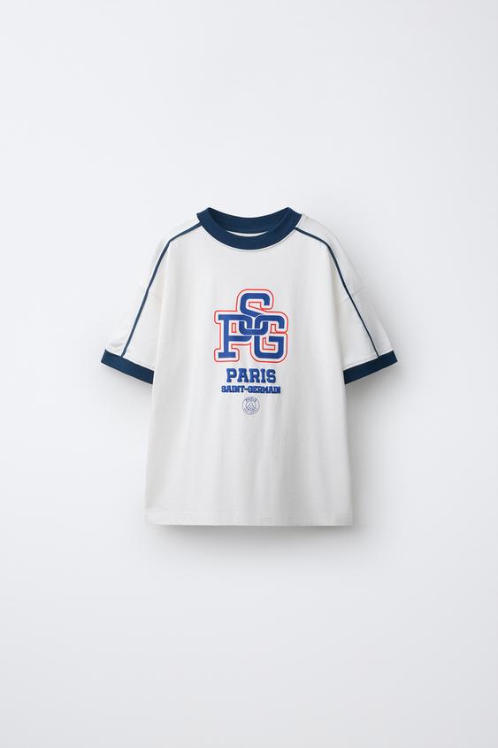 PSG PRINTED T-SHIRT - White by Zara - Image 0