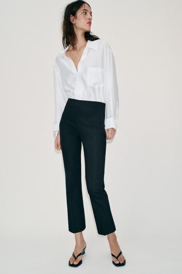 SATIN OVERSIZE SHIRT - White by Zara