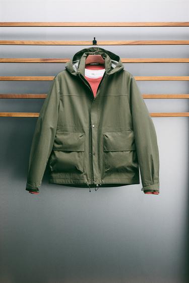 LIGHTWEIGHT WIND-RESISTANT PARKA - Khaki by Zara