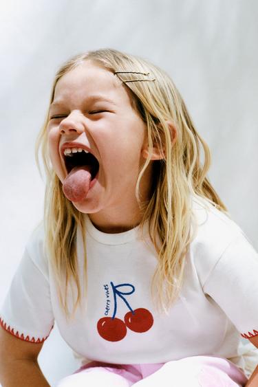 EMBROIDERED T-SHIRT - White by Zara