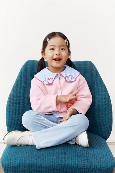 DENIM FLARE LEGGINGS - Light blue by Zara