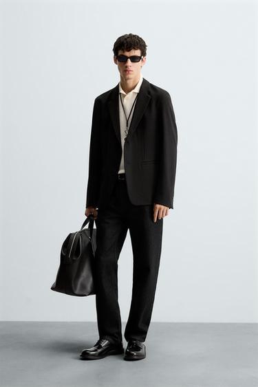 COMFORT SLIM FIT BLAZER - Black by Zara
