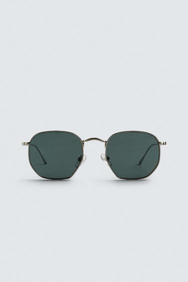 MATTE METAL SUNGLASSES - Matte silver by Zara