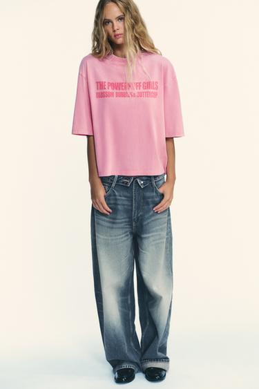 THE POWERPUFF GIRLS™ FADED-EFFECT T-SHIRT - Pink by Zara
