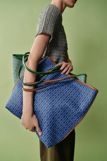 PRINTED SHOULDER BAG - Multicoloured by Zara