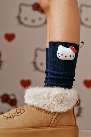 LONG HELLO KITTY © SANRIO SOCKS - Blue by Zara