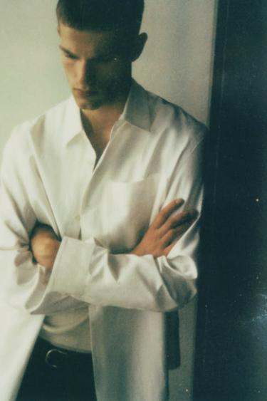 COTTON - LINEN SHIRT - White by Zara