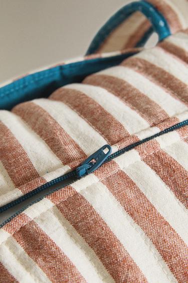 STRIPED MATERNITY BAG - Brick by Zara