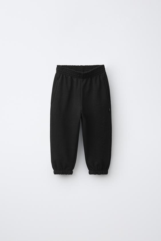 PLAIN JOGGING TROUSERS - Black by Zara - Image 0