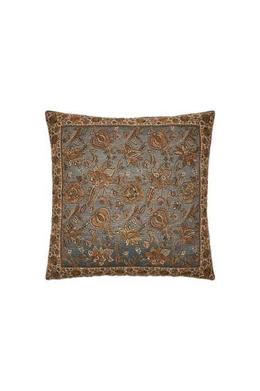 JACQUARD CUSHION COVER - Blue by Zara