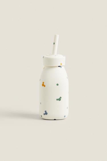 CHILDREN'S MICKEY MOUSE © DISNEY TUMBLER WITH STRAW - Cream by Zara - Image 0