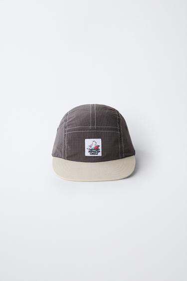 RIPNDIP © X ZARA KIDS LOGO LABEL CAP - Anthracite grey by Zara
