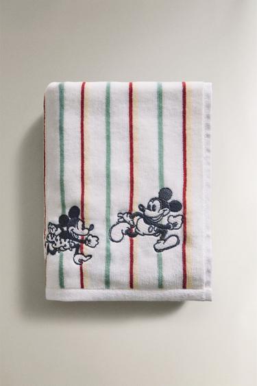 CHILDREN'S MICKEY & MINNIE ©DISNEY VELOUR TOWEL - Yellow by Zara