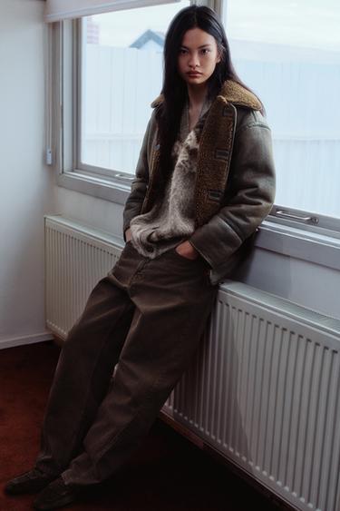 REVERSIBLE DOUBLE-FACED JACKET - Brown by Zara