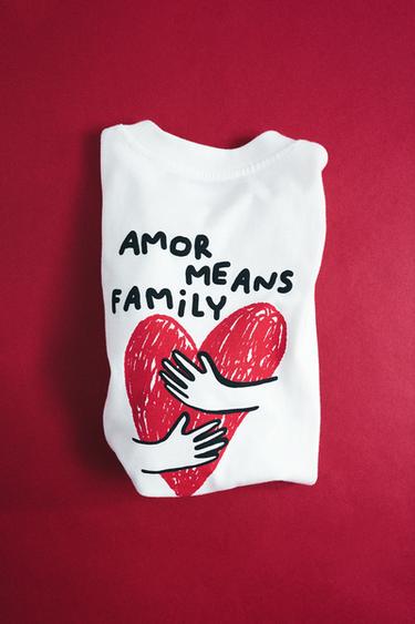 HEART T-SHIRT - White by Zara