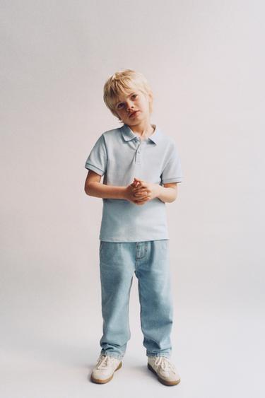 BASIC POLO SHIRT - Light blue by Zara