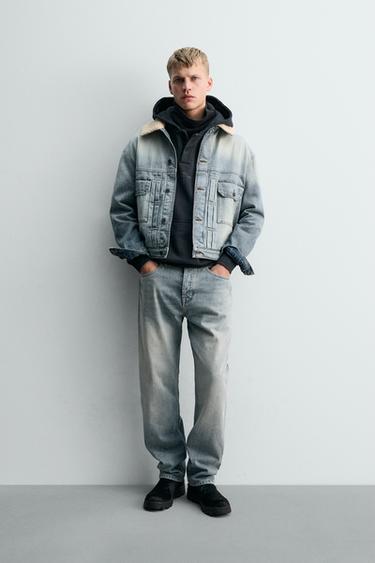 SR_A SELVEDGE STRAIGHT-LEG JEANS - Mid-blue by Zara