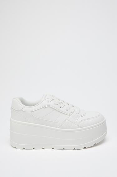PLATFORM TRAINERS - White by Zara