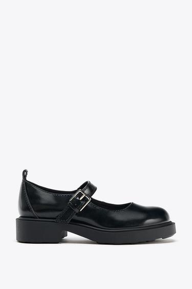 PLATFORM BUCKLE MARY JANE SHOES - Black by Zara - Image 0