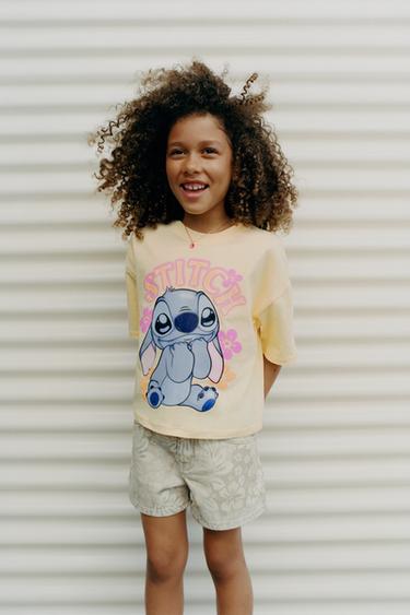 LILO & STITCH © DISNEY T-SHIRT - Yellow by Zara