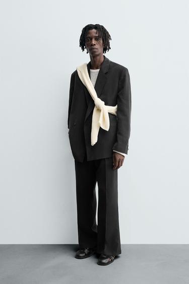 FLOWING SUIT TROUSERS - Black by Zara - Image 0