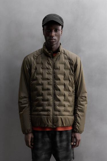 RUNNING DOWN BLEND PUFFER JACKET - Dark brown by Zara