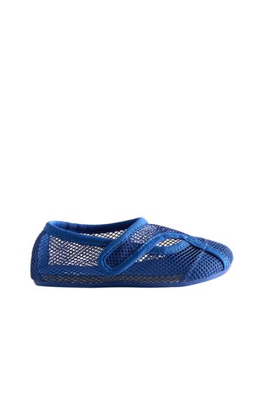KIDS' MESH BOOTIES - Blue by Zara