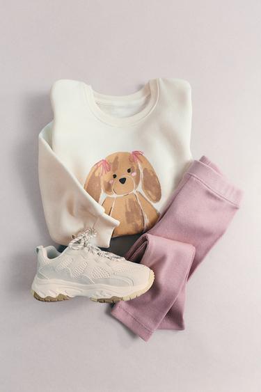 SWEATSHIRT AND LEGGINGS SET - Ecru by Zara