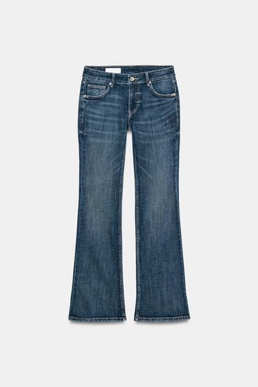 TRF BOOTCUT LOW-RISE JEANS - Navy blue by Zara - Image 0